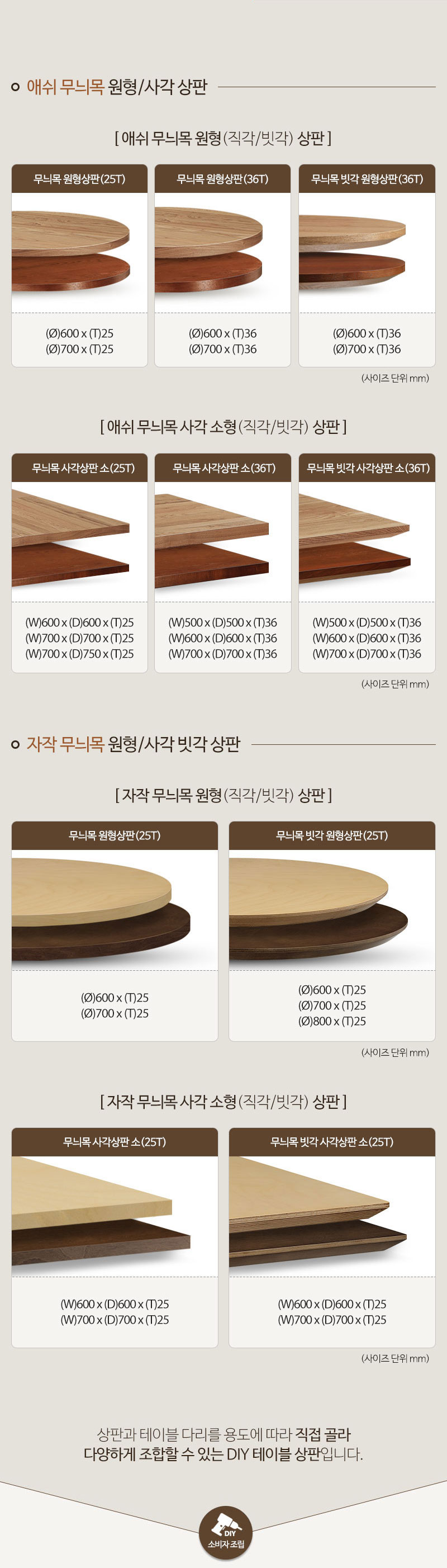 상판 리스트